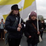 Молодые участницы Русского марша