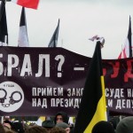 Участники Русского марша