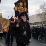 Дмитрий Симонович-Никшич на Русском марше